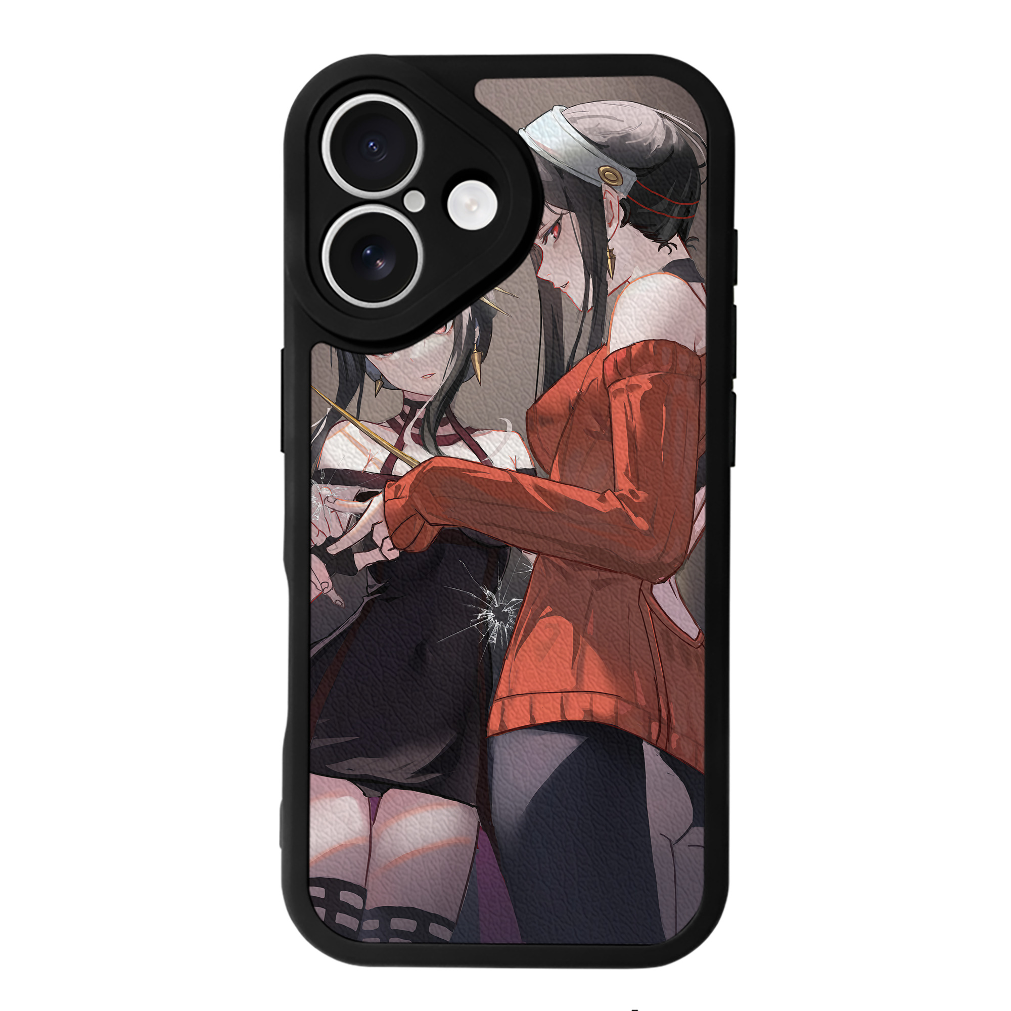 （画像用） SPY×FAMILY间谍家家酒 【iPhone 16シリーズ対応】シリコンスマホケース（レザー調） 材質：シリコン